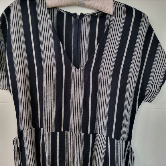 Rails Angela Mediterranean Stripe Belted Jumpsuit Size S - Picture 4 of 12